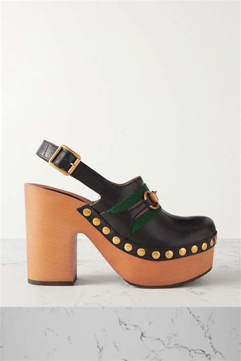 platform heels gucci|gucci platform clogs.